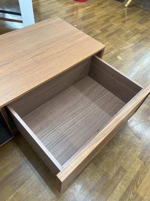 ACTUS (アクタス) テレビボード 239 ブラウン×ブラック SHINE