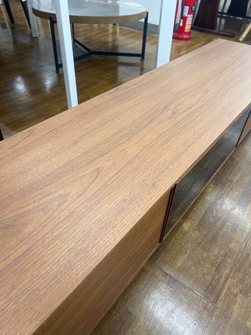 ACTUS (アクタス) テレビボード 239 ブラウン×ブラック SHINE