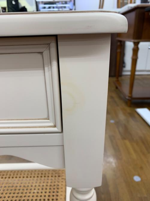 LAURA ASHLEY (ローラ アシュレイ) ナイトテーブル 347 ホワイト クリフトン