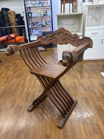 サヴォナローラ 折りたたみチェアー 55 ブラウン