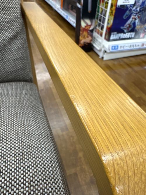 karimoku (カリモク) 2人掛けソファー グレー×ナチュラル WU45モデル