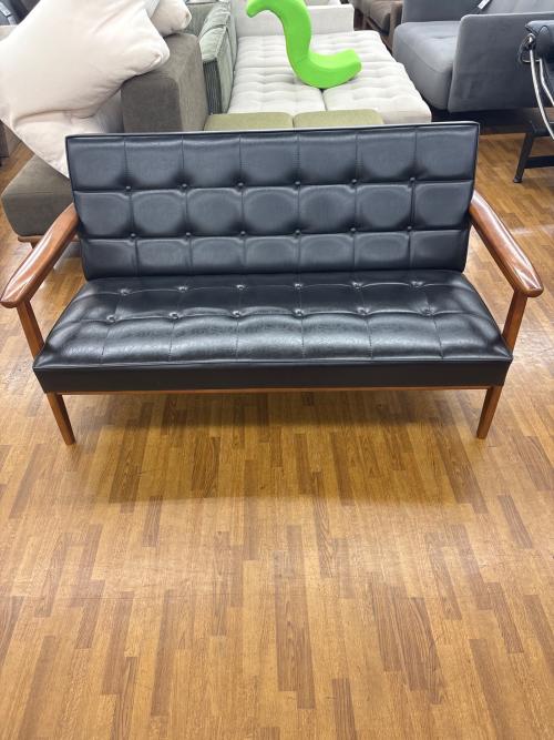 カリモク60 (カリモクロクマル) 2人掛けソファー 236 スタンダードブラック Kチェア