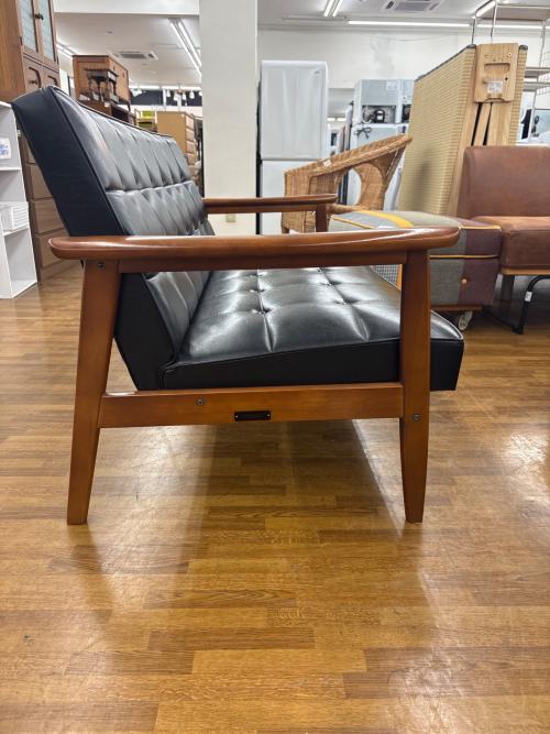 カリモク60 (カリモクロクマル) 2人掛けソファー 236 スタンダードブラック Kチェア