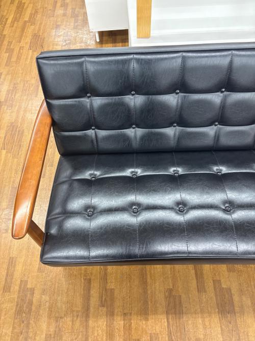 カリモク60 (カリモクロクマル) 2人掛けソファー 236 スタンダードブラック Kチェア