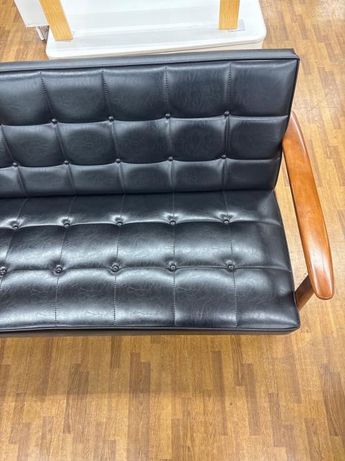 カリモク60 (カリモクロクマル) 2人掛けソファー 236 スタンダードブラック Kチェア