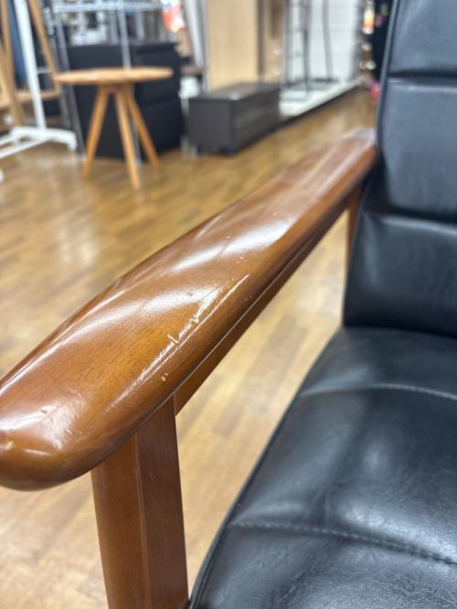 カリモク60 (カリモクロクマル) 2人掛けソファー 236 スタンダードブラック Kチェア