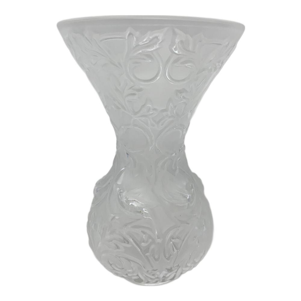 LALIQUE/ラリック　クリスタル　フラワーベース　特大 LALIQUE (ラリック) フラワーベース アラベスク フロステッド