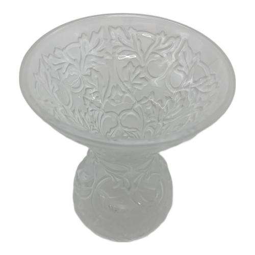 LALIQUE (ラリック) フラワーベース アラベスク フロステッド クリスタル