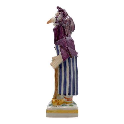 Meissen (マイセン) フィギュリン 81994「魔女と縞模様のトラ猫」 ペーター・シュトラングデザイン