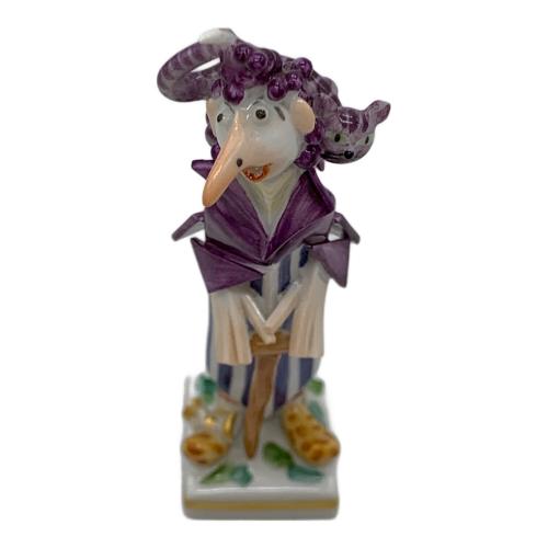 Meissen (マイセン) フィギュリン 81994「魔女と縞模様のトラ猫