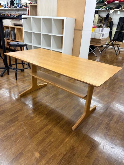 無印良品 (ムジルシリョウヒン) ダイニングテーブル 184 ナチュラル リビングでもダイニングでも使える