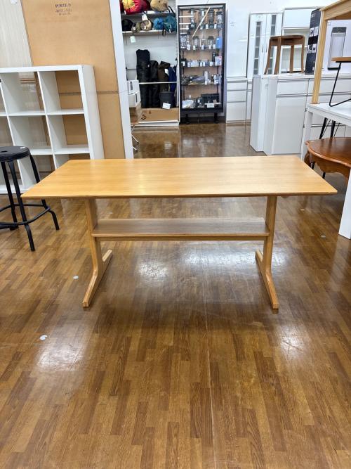 無印良品 (ムジルシリョウヒン) ダイニングテーブル 184 ナチュラル リビングでもダイニングでも使える
