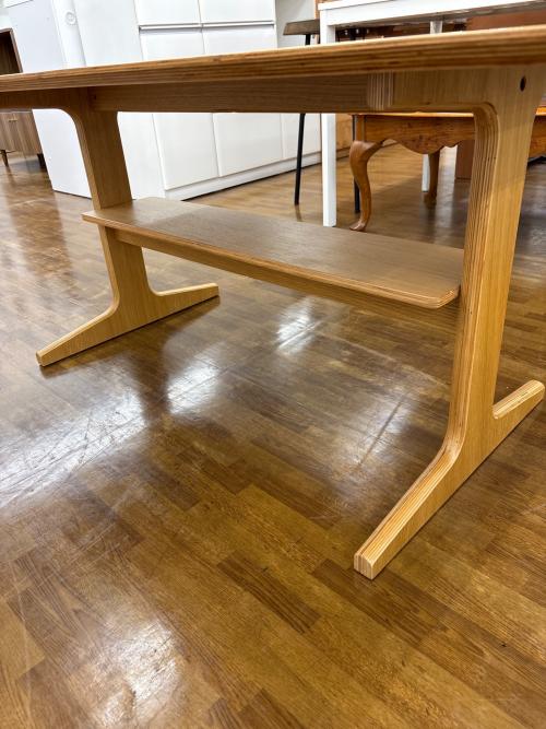 無印良品 (ムジルシリョウヒン) ダイニングテーブル 184 ナチュラル リビングでもダイニングでも使える