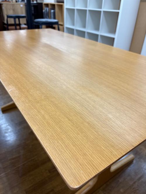 無印良品 (ムジルシリョウヒン) ダイニングテーブル 184 ナチュラル リビングでもダイニングでも使える