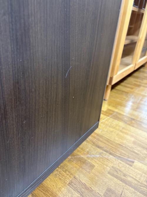 Pamouna (パモウナ) キッチンカウンター キャスター付 ブラウン