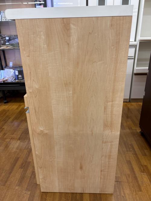 キッチンカウンター 64 ナチュラル×ホワイト