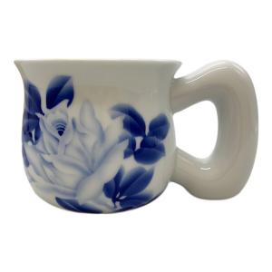 深川製磁 (フカガワセイジ) マグカップ ローズブルーモーニングカップ