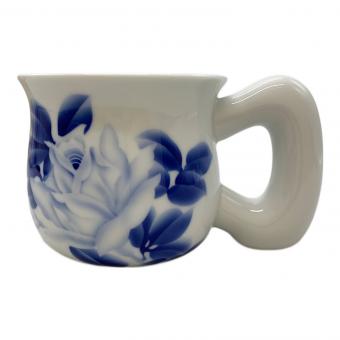 深川製磁 (フカガワセイジ) マグカップ ローズブルーモーニングカップ