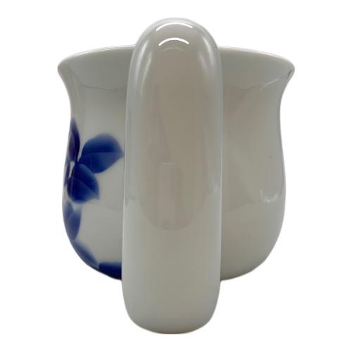 深川製磁 (フカガワセイジ) マグカップ ローズブルーモーニングカップ