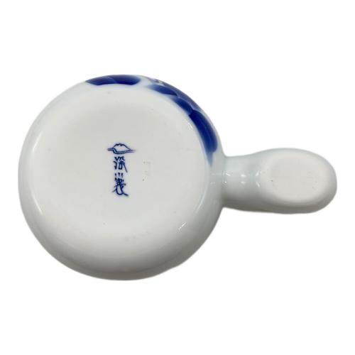 深川製磁 (フカガワセイジ) マグカップ ローズブルーモーニングカップ