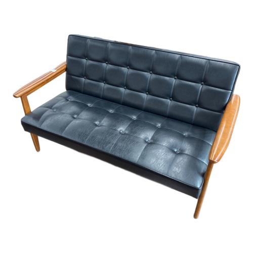 カリモク60 (カリモクロクマル) Kチェア 2シーター 2人掛けソファー スタンダードブラック