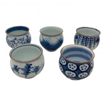 源右衛門窯 (ゲンエモンガマ) ぐい呑み 5Pセット