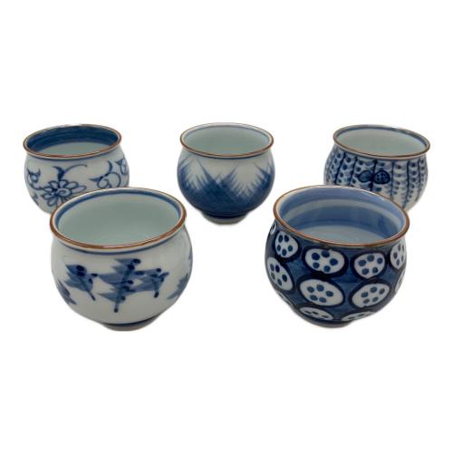 源右衛門窯 (ゲンエモンガマ) ぐい呑み 5Pセット