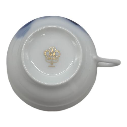 大倉陶園 (オオクラトウエン) カップ&ソーサー 2Pセット ブルーローズ(8211)