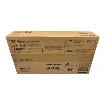 SHARP (シャープ) ブルーレイディスクレコーダー 2B-C20GW1 2024年発売モデル