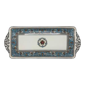 Wedgwood (ウェッジウッド) サンドイッチプレート フロレンティーン・ターコイズ