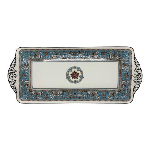Wedgwood (ウェッジウッド) サンドイッチプレート フロレンティーン・ターコイズ