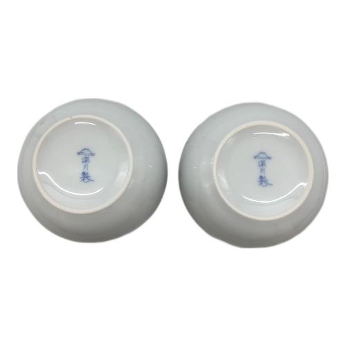 深川製磁 (フカガワセイジ) 酒器揃 染錦柿