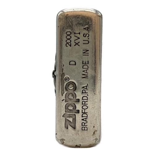 ZIPPO (ジッポ) オイルライター 2000年製 USA製 クロス