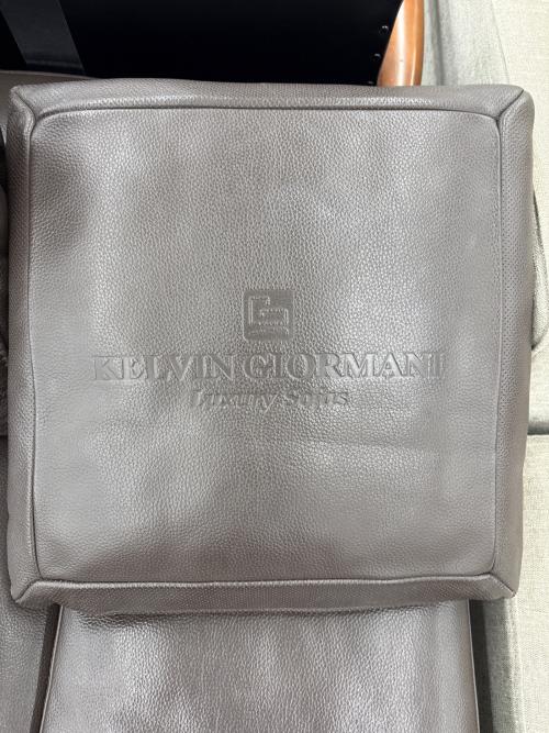 KELVINGIORMANI 3人掛けソファー ブラウン