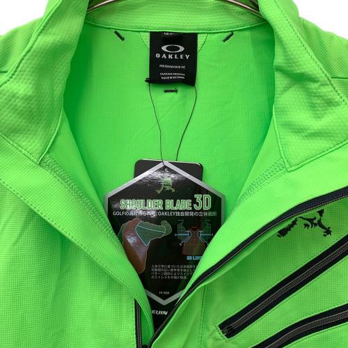 OAKLEY (オークリー) モックネック ゴルフウェア(トップス) F0A403515 メンズ SIZE L グリーン