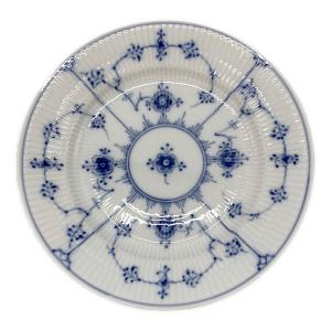 ROYAL COPENHAGEN (ロイヤル・コペンハーゲン) プレート 17cm デンマーク製 617 ブルーフルーテッド・ハーフレース