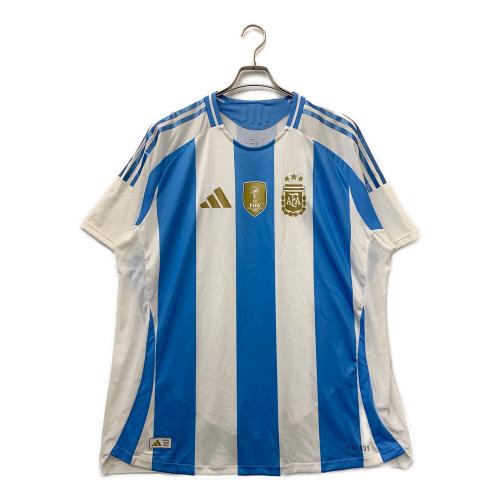 adidas (アディダス) サッカーユニフォーム ITZ71 アルゼンチン代表 2024 ユニフォーム ホーム 半袖 オーセンティック メンズ SIZE 6XL ブルー