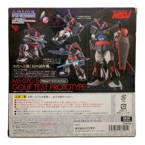 BANDAI (バンダイ) 〈SIDE MS〉 MS-07C-5 グフ試作実験機 ver. A.N.I.M.E.（魂ウェブ商店限定） ガンプラ 機動戦士ガンダム ROBOT魂