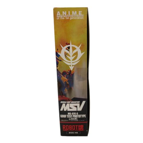BANDAI (バンダイ) 〈SIDE MS〉 MS-07C-5 グフ試作実験機 ver. A.N.I.M.E.（魂ウェブ商店限定） ガンプラ 機動戦士ガンダム ROBOT魂
