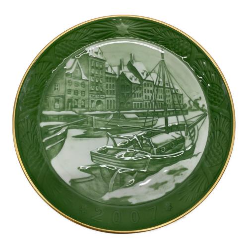 ROYAL COPENHAGEN (ロイヤル・コペンハーゲン) イヤープレート ロイヤルコペンハーゲン設立100周年記念の限定品 グリーンエディション
