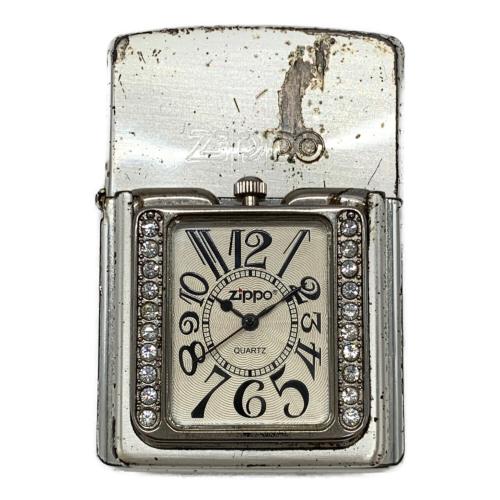 ZIPPO (ジッポ) オイルライター 2004年製 タイムライト 時計電池切れ