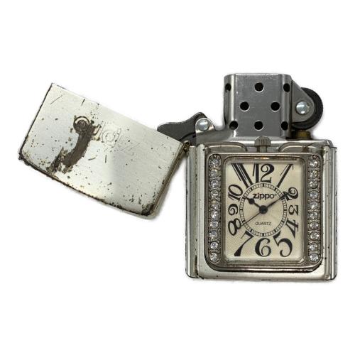 ZIPPO (ジッポ) オイルライター 2004年製 タイムライト 時計電池切れ