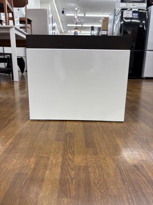 ligne roset (リーンロゼ) スライド式テレビボード ブラウン×ホワイト PELE MELE2