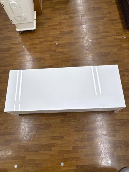 ligne roset (リーンロゼ) スライド式テレビボード ブラウン×ホワイト PELE MELE2