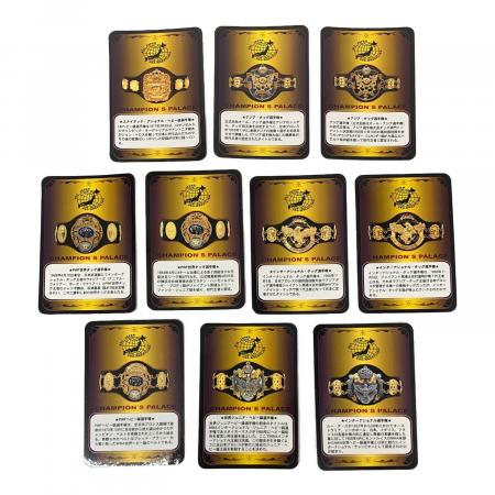 全日本プロレス　チャンピオンベルト ノーマル全10種セット　マイスタージャパン 全日本プロレス チャンピオンベルト DIE CAST METAL 10個入
