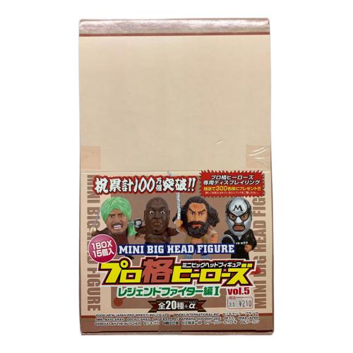 ミニビッグヘッドフィギュア プロ格ヒーローズ Vol.5 レジェンドファイター編I キャラクターグッズ