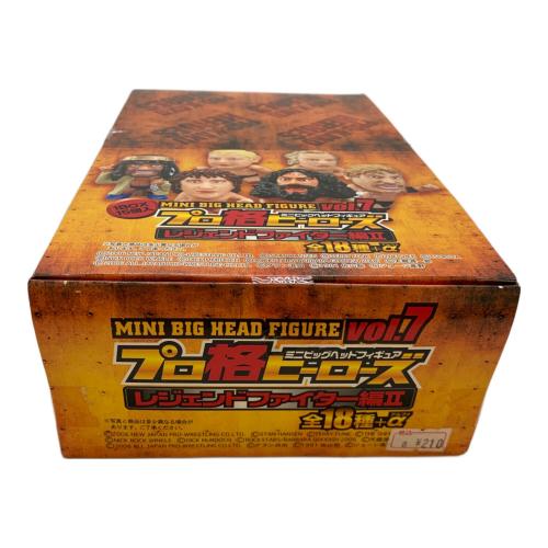 ミニビッグヘッドフィギュア プロ格ヒーローズ Vol.7 レジェンドファイター編II キャラクターグッズ