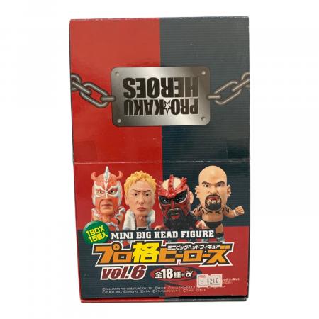 ミニビッグヘッドフィギュア プロ格ヒーローズ vol.6 フィギュア 15箱