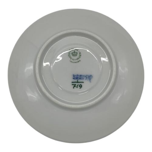 ROYAL COPENHAGEN (ロイヤル・コペンハーゲン) スープカップ&ソーサー ※二級品(スクラッチ有) ブルーフルーテッド・ハーフレース
