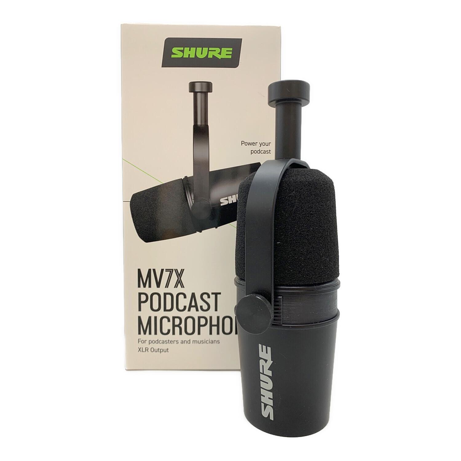 SHURE (シュア) ポッドキャストマイクロホン MV7X-J｜トレファクONLINE